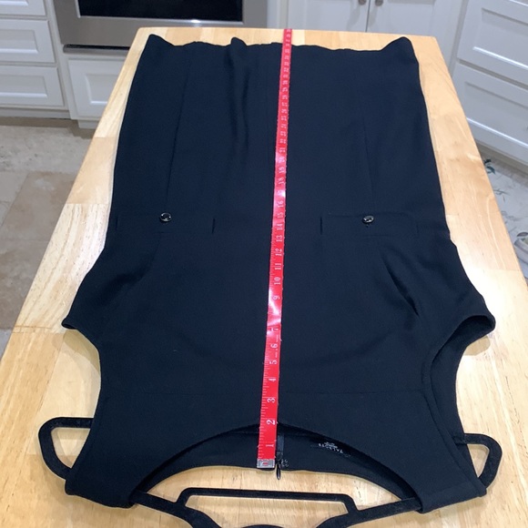 Talbots size large petite classic black dress rayon/nylon/spandex fabric. See - Picture 14 of 16